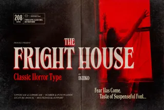 The Fright House — Classic Horror Font