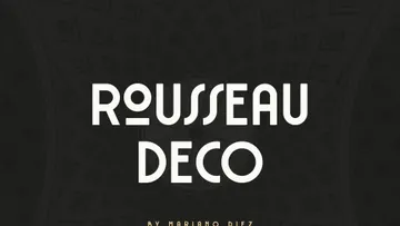 Rousseau Art Deco Font