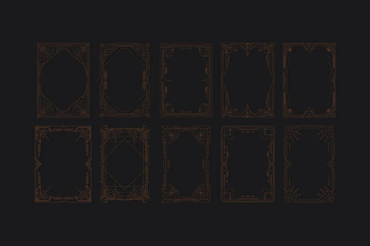 Art Deco Frames Collection