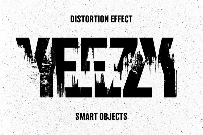 Displaced Distort Text Effect