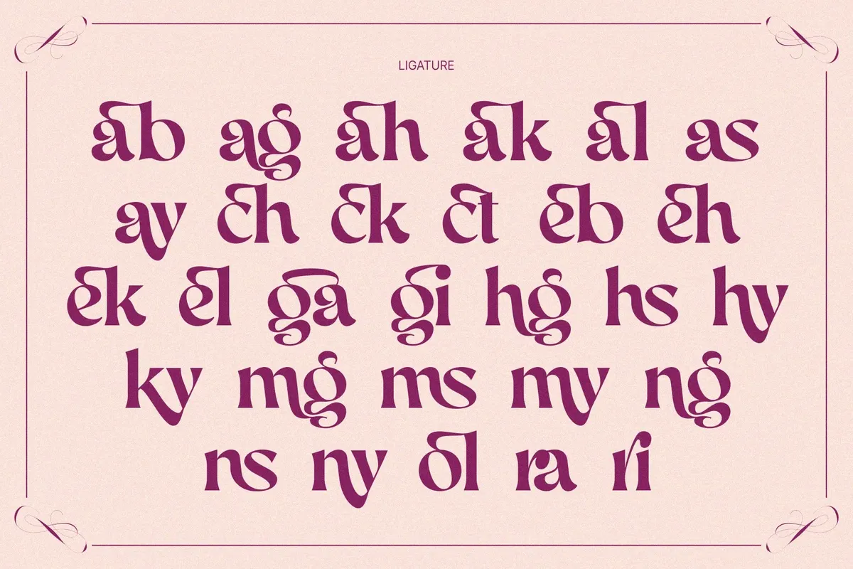 AEKIY KAGON — Elegant Swash Serif Font