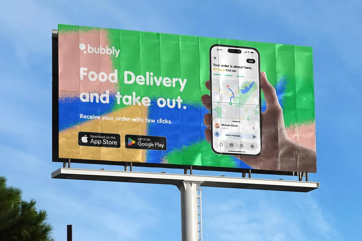 Billboard Street Mockup