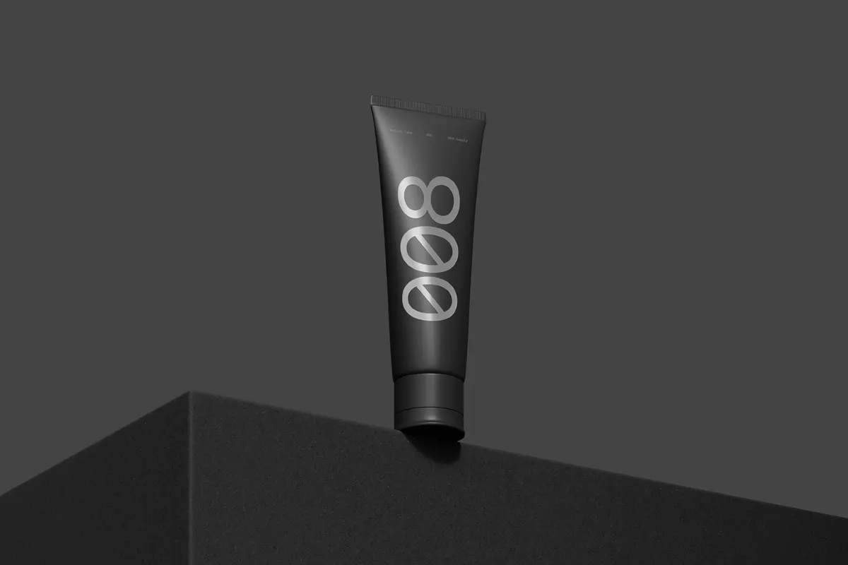 Lotion Tube Mockup