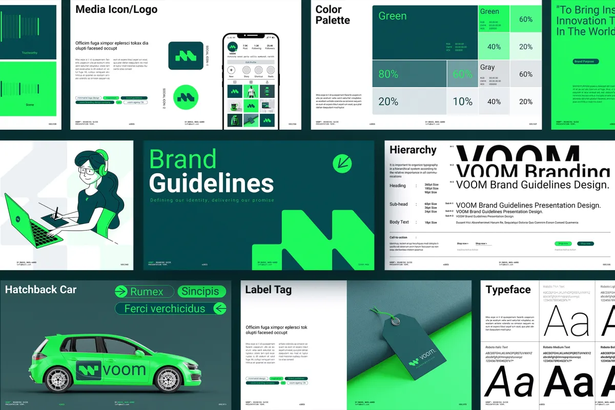 Brand Guidelines Presentation Template