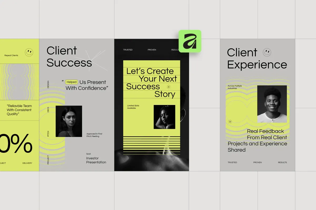 Client Testimonial Instagram Pack for Affinity