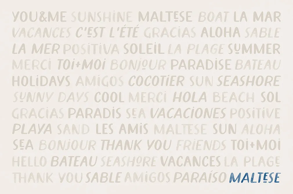 Maltese Watercolor Font