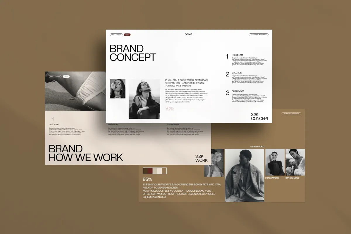 Orixa Brand Proposal Presentation Template