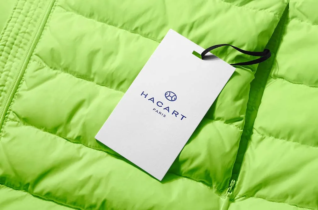 Puffer Coat Label Tag Mockup Vol.1