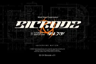 Bicrode Display Font