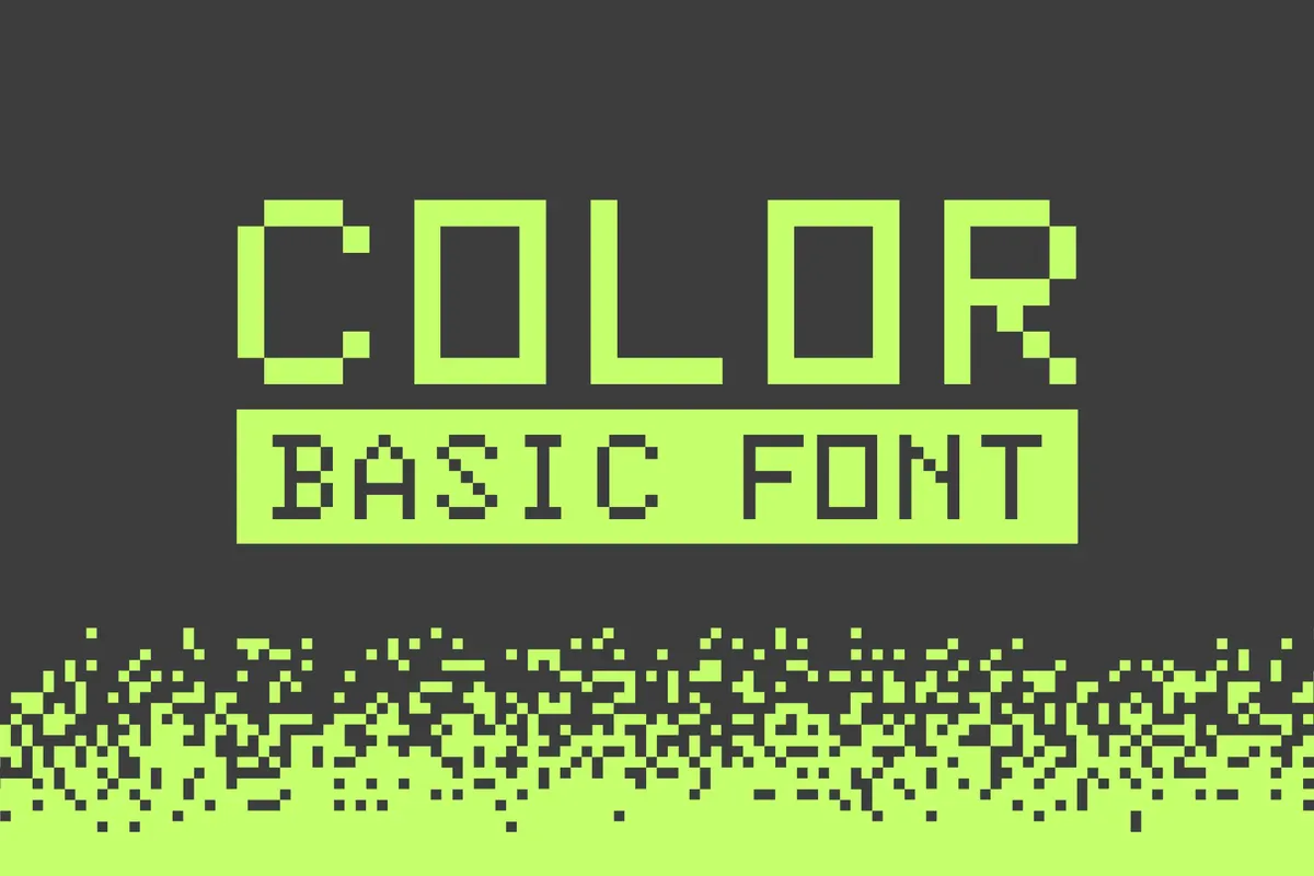 Color Basic Font