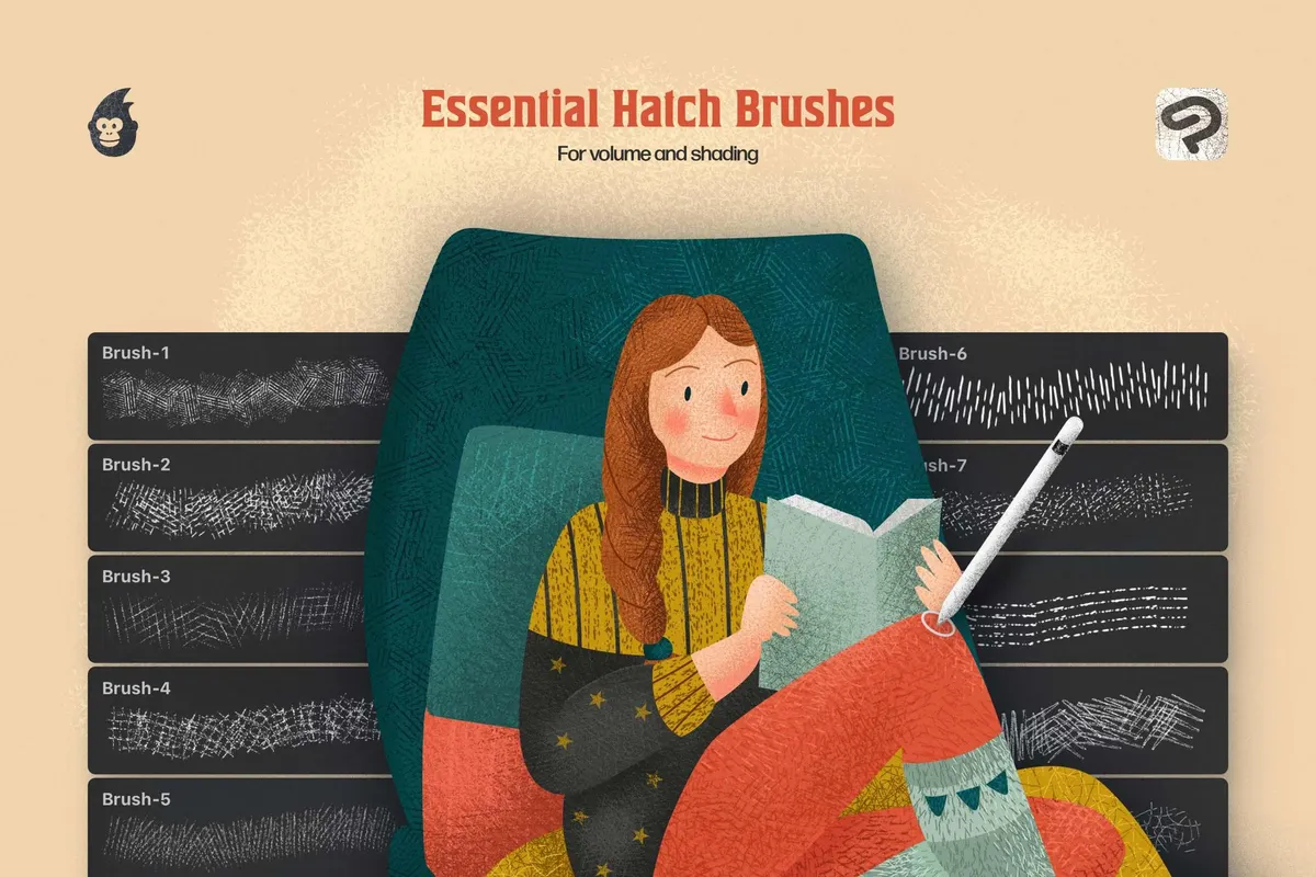 Hatch Master Clip Studio Brushes