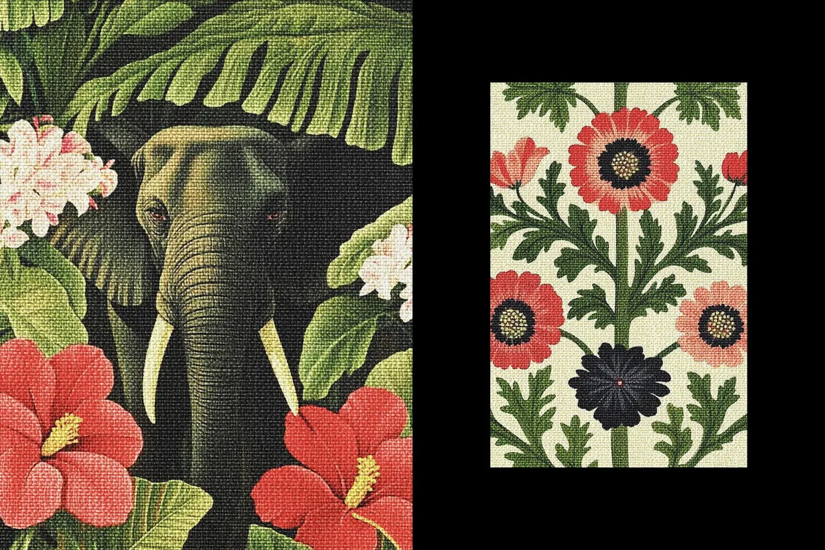 Embroidery Stitch Photo Effect
