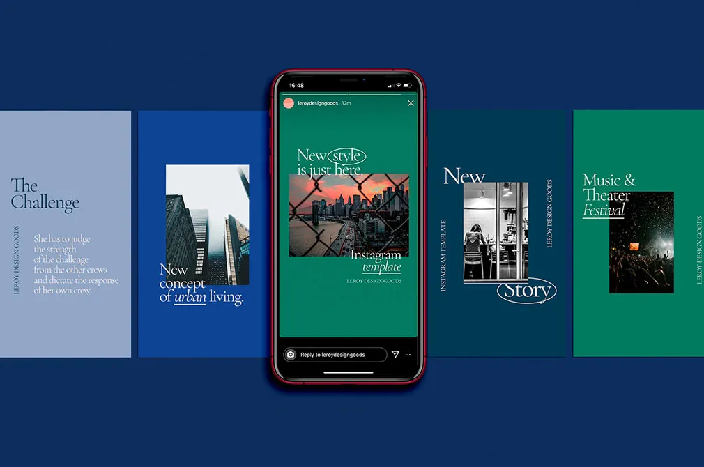 FLOSK Instagram Templates