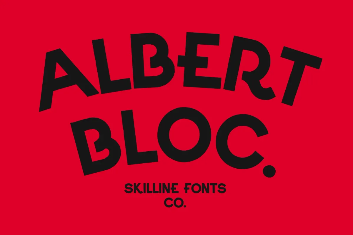 Albert Bloc - Bold All Caps Display Font