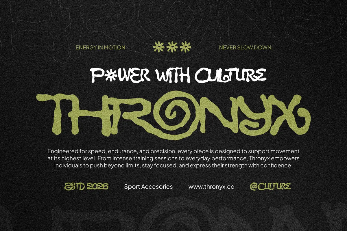 Jiotribe - Groovy Liquid Display Font