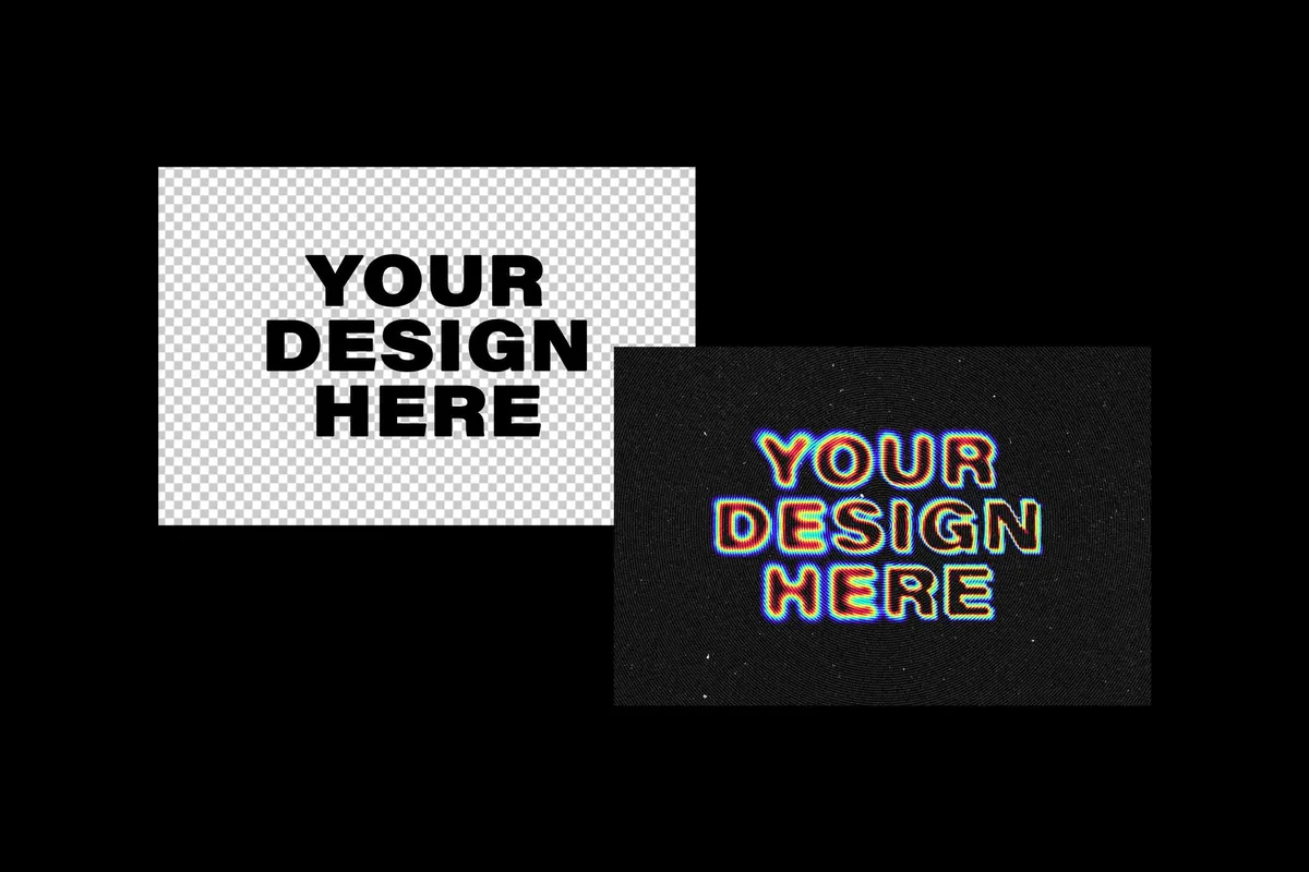Circle Blur Text & Logo Effect