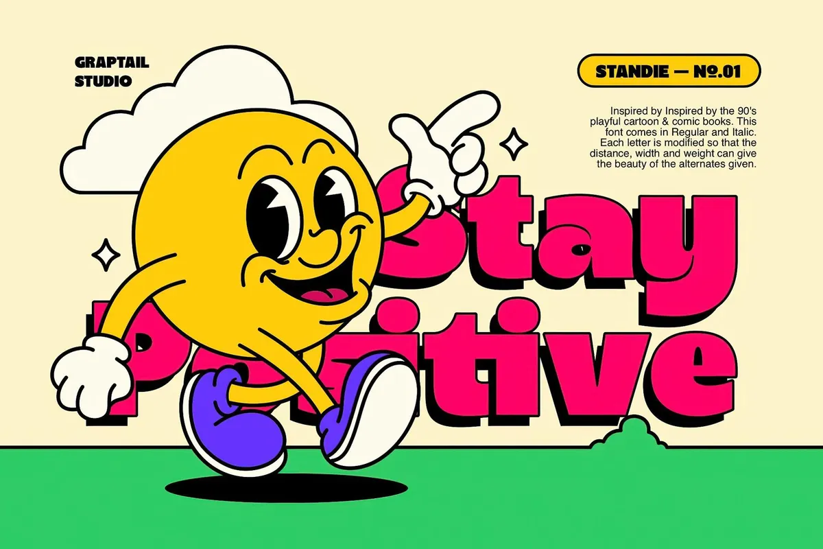 Standie — Sans Display