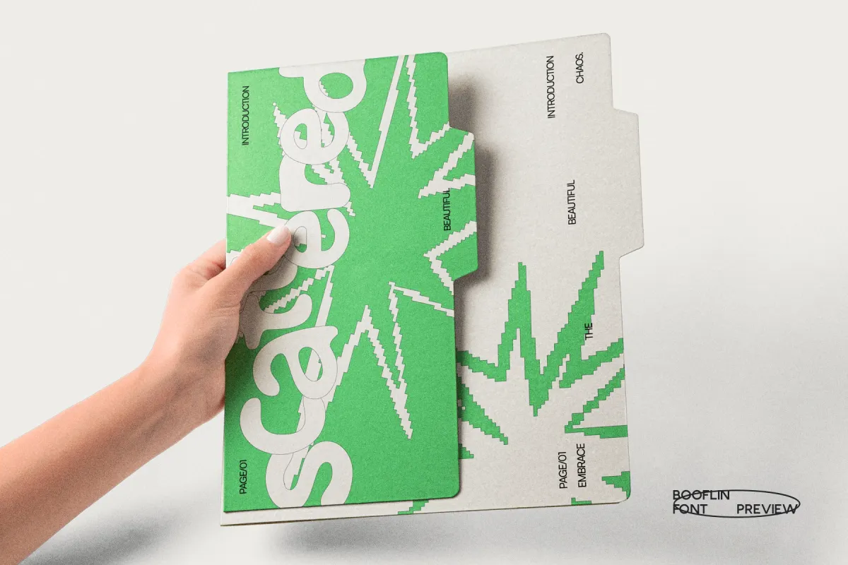 Booflin - Imperfect Hand Drawn Display Font