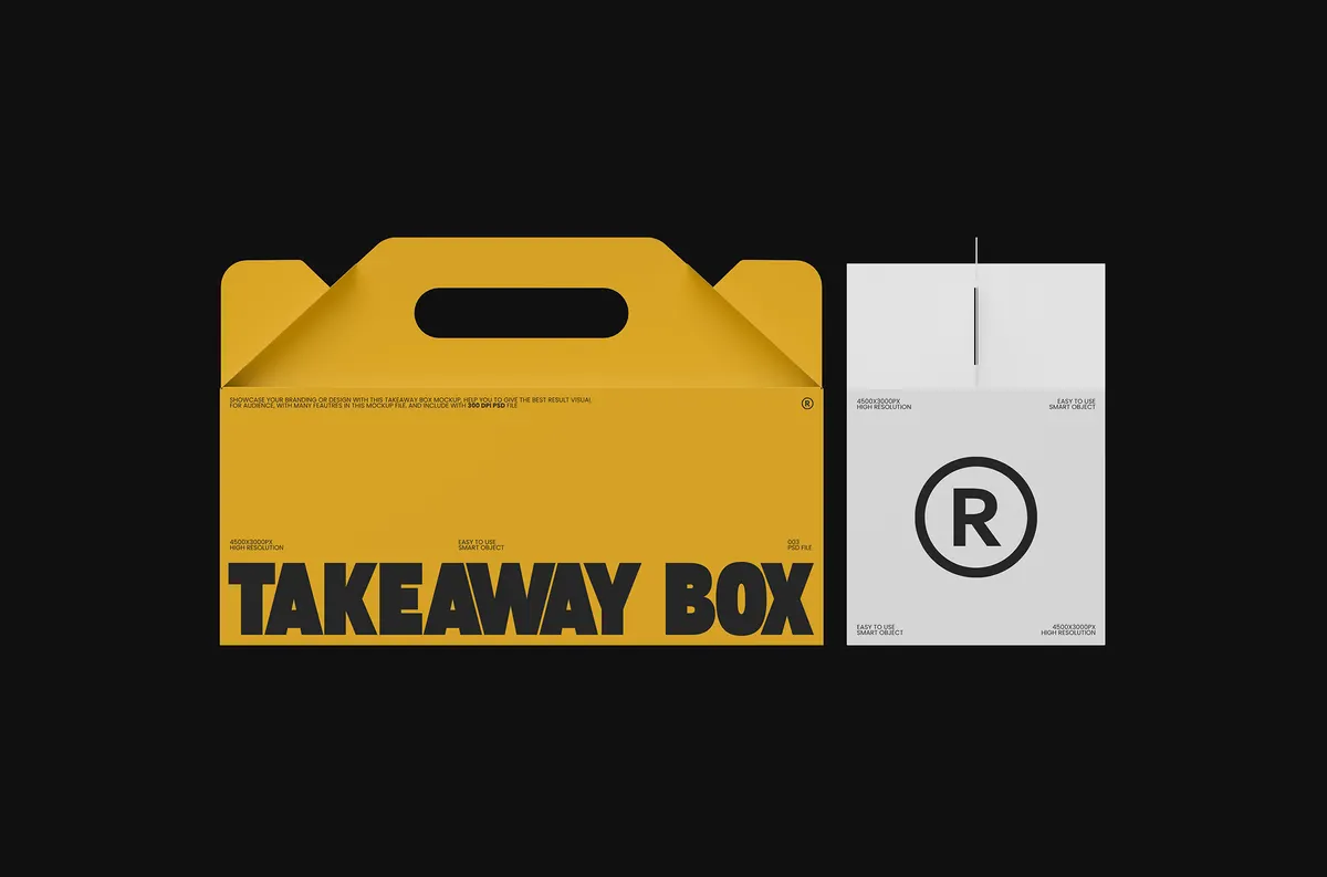 Takeaway Box Mockup