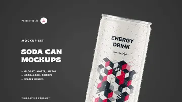 Tall Can Mockup