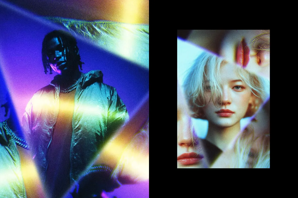 Triangle Prism Photo Effect