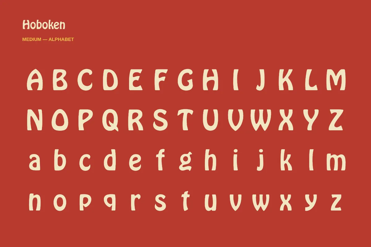 Hoboken - 70s Groovy Font