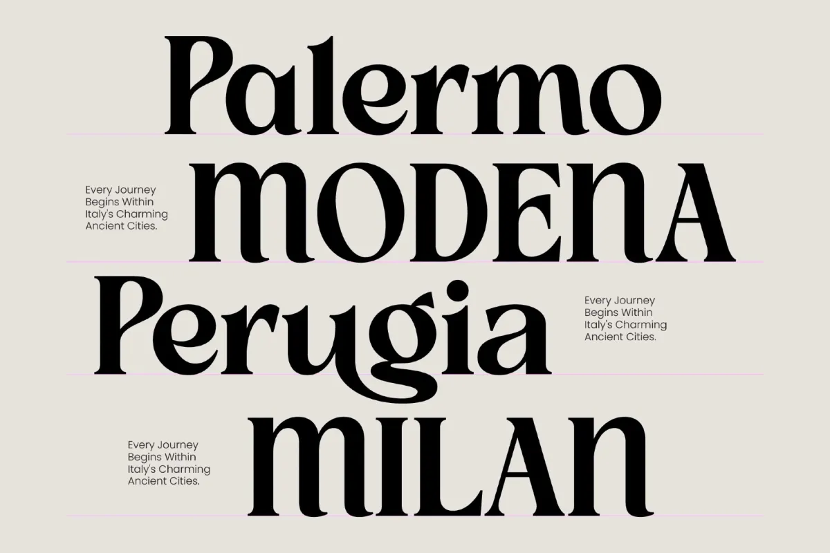 Slow Bar Stories - Retro Display Serif Font