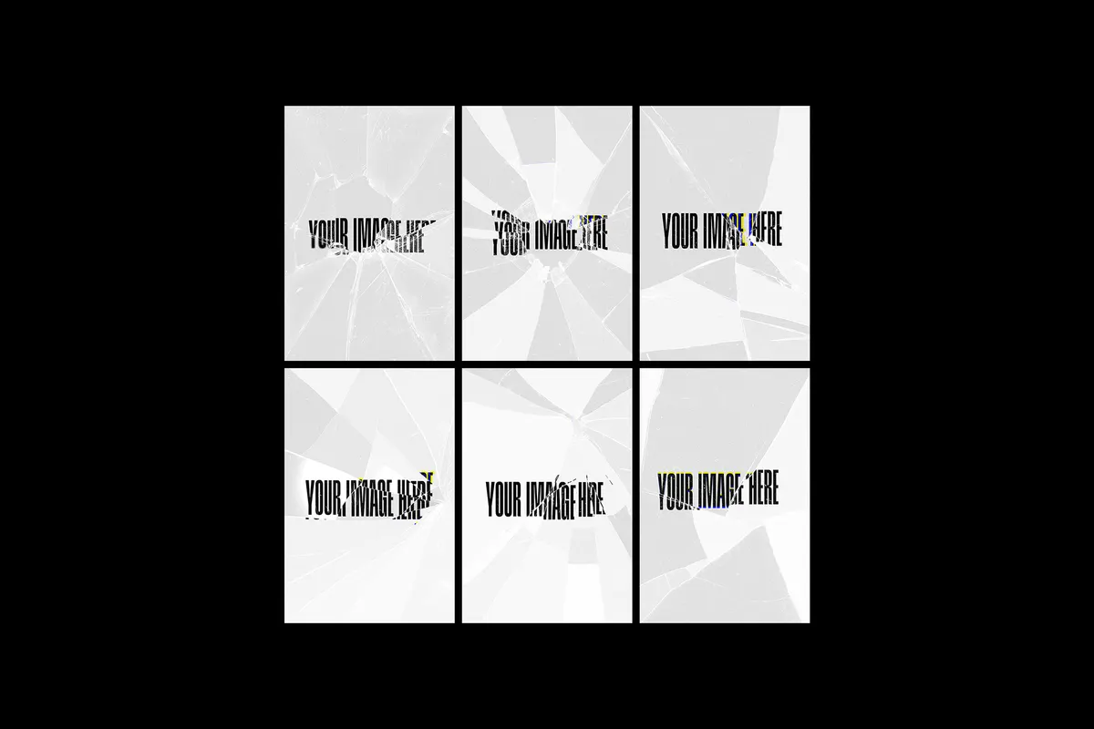 Broken Glass Photo Effects Bundle