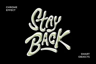 Vivid Chrome Text & Logo Effect