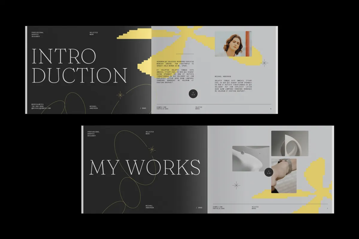 Portoe - Design Portfolio InDesign Template