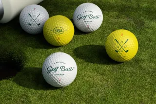 Golf Ball Mockup Set