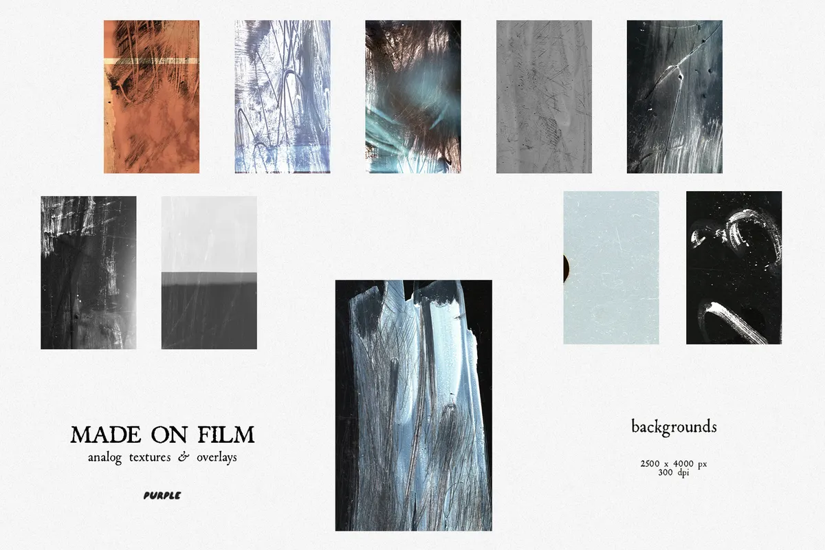 Made on Film: Analog Textures & Overlays