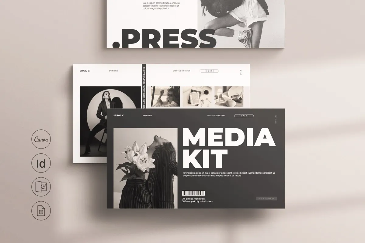 Brand Media Kit Presentation Template