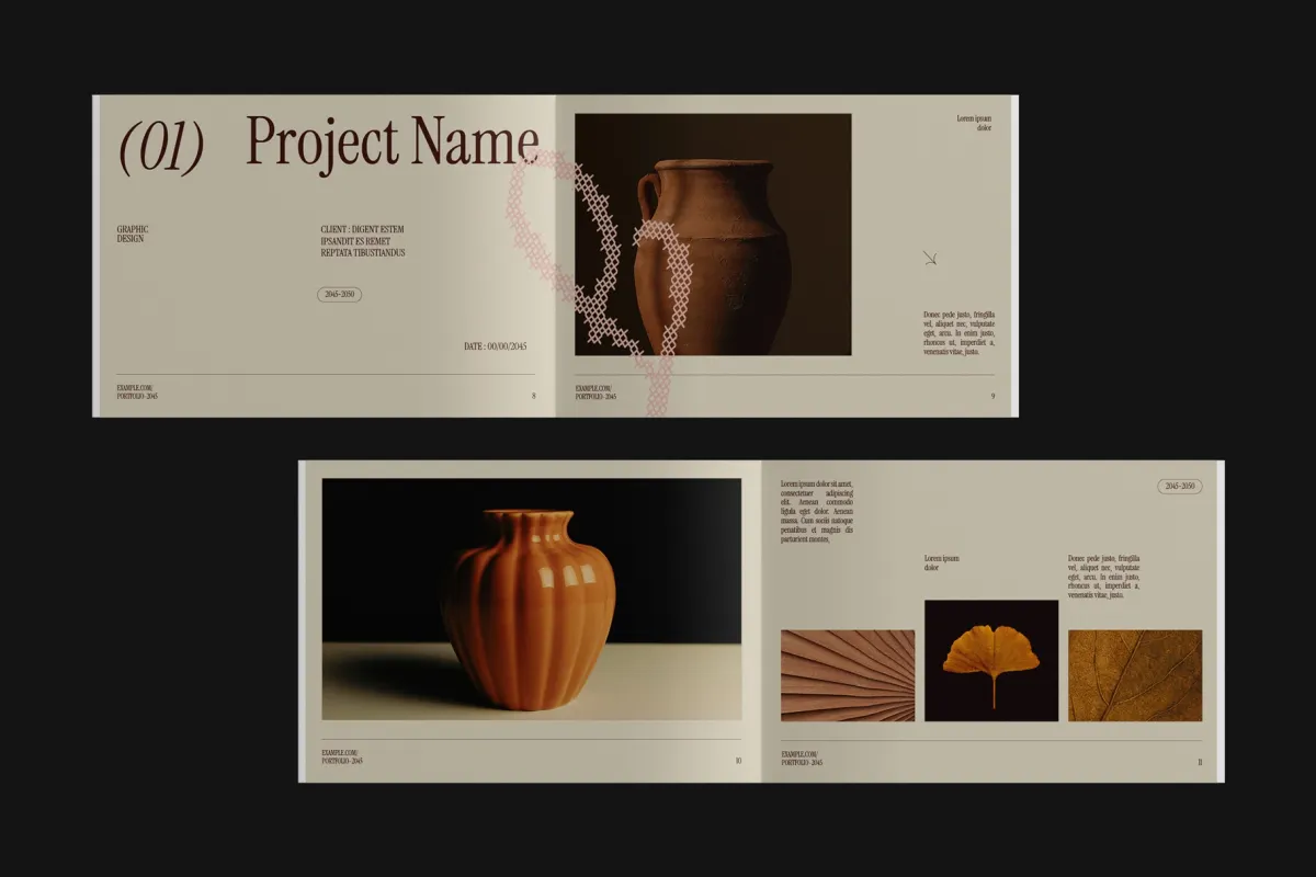 Creative Elegant Portfolio - Canva Template