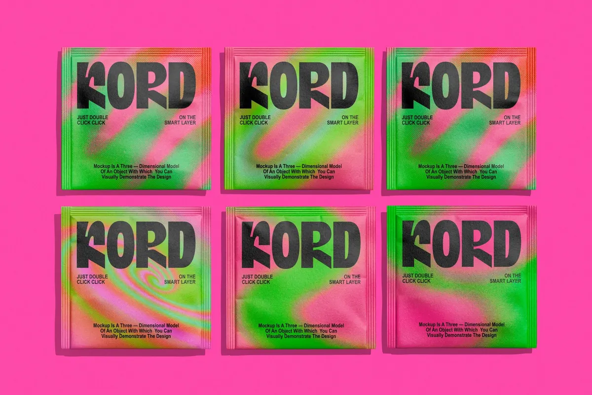 Sachet Mockup