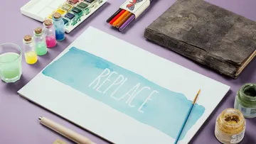 Watercolor Sketch Mockup