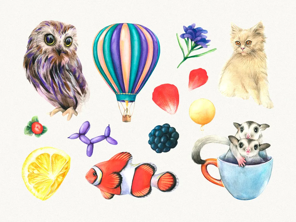 Cool Kid's Watercolor Set