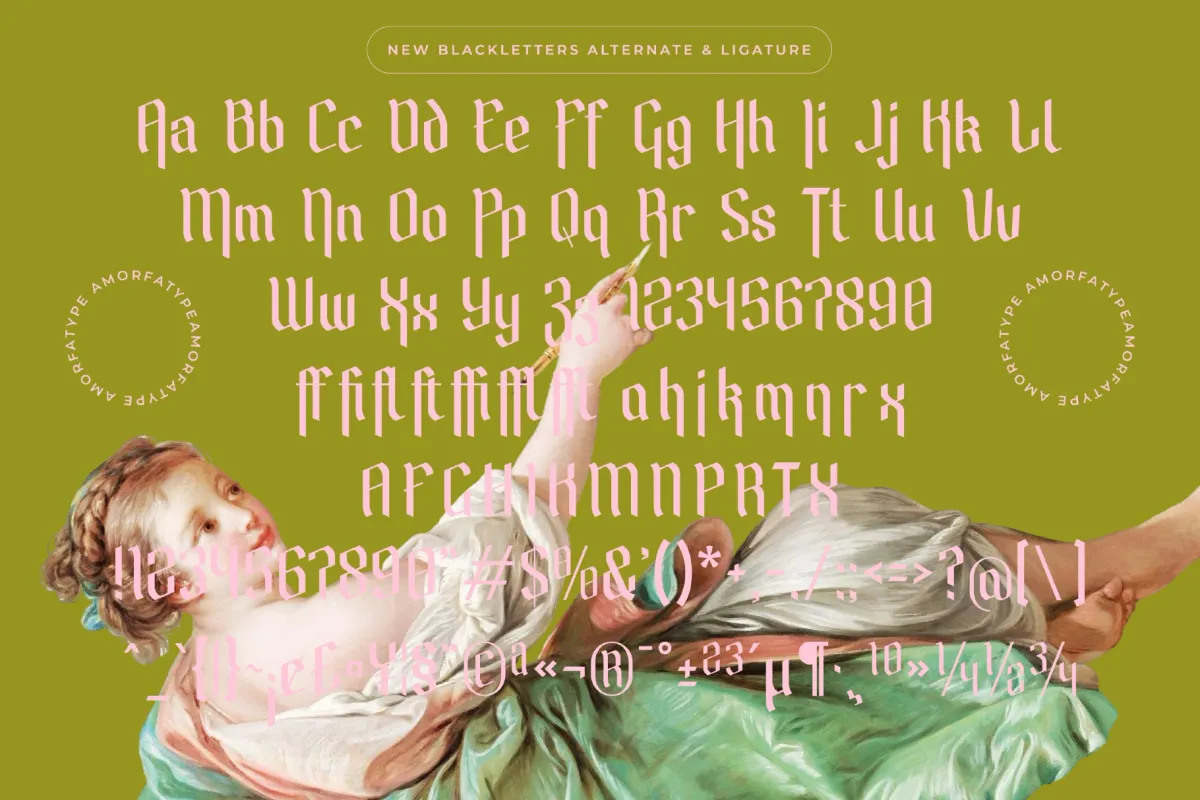 Barklise - Modern Blackletter Font