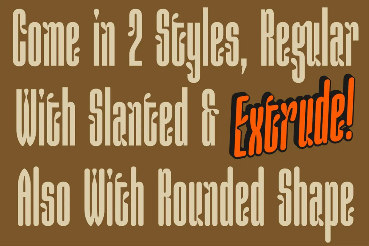 AOT Creamilk – A Playful Condensed Display Font