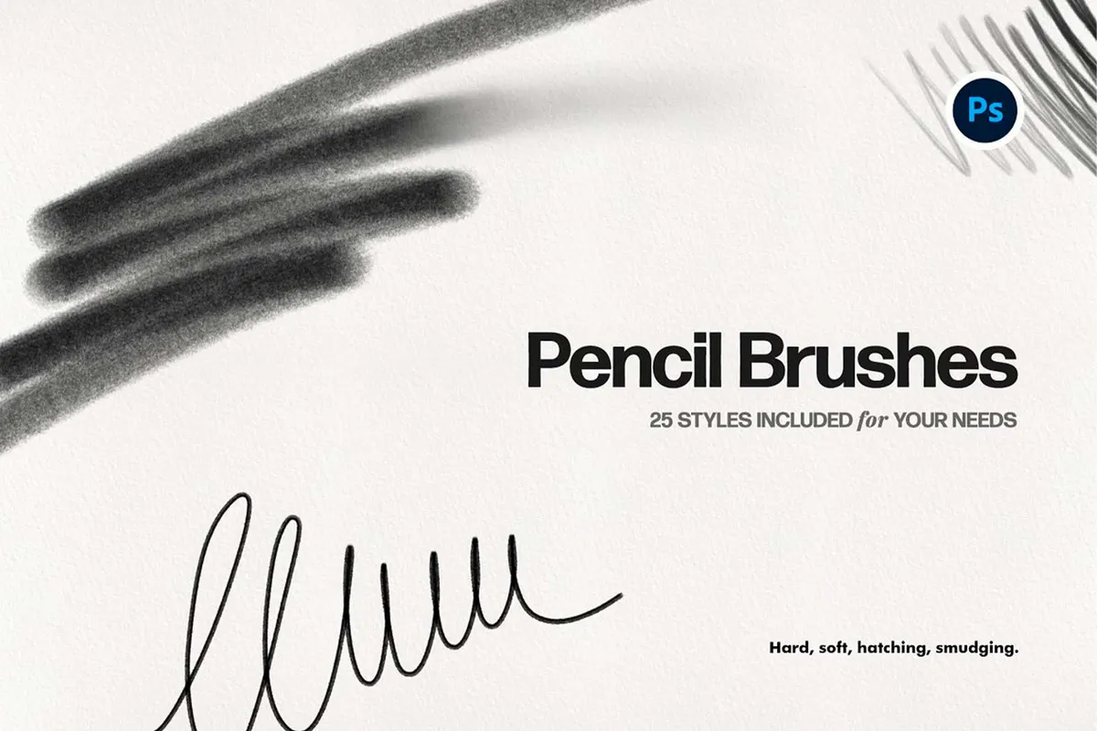 Pencil Photoshop Brushes