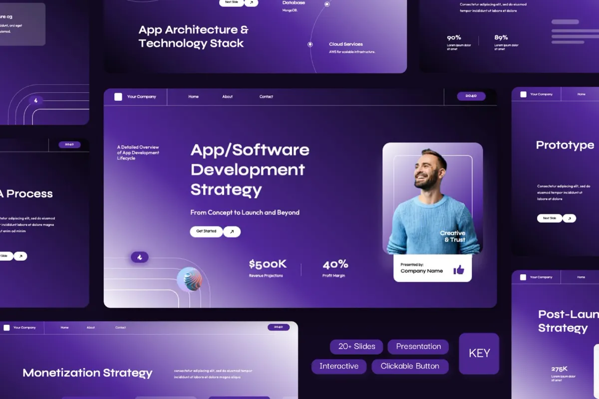Interactive App Development Presentation - Keynote