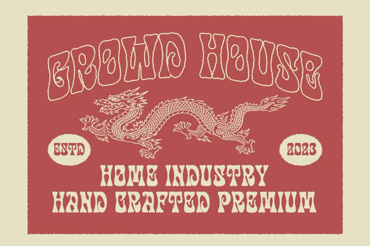 Disco Paradise – Groovy Psychedelic Display Font