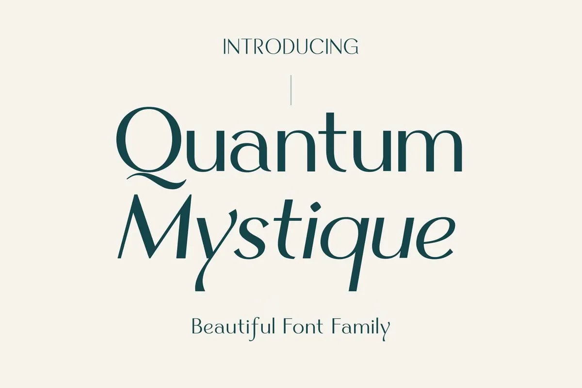 Quantum Mystique - Elegant Sans