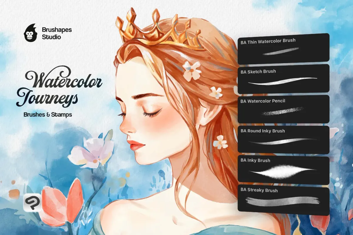 Watercolor Clip Studio Brushes