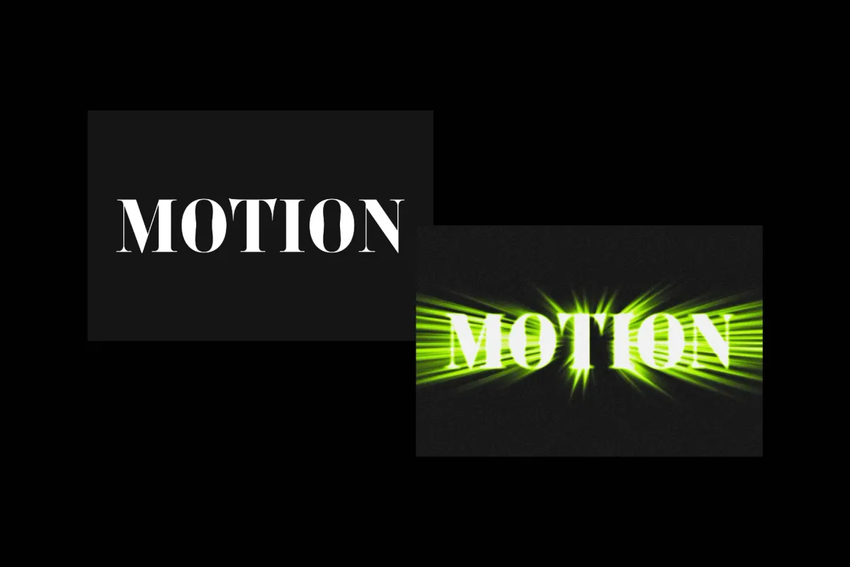 Dramatic Light Text Effect