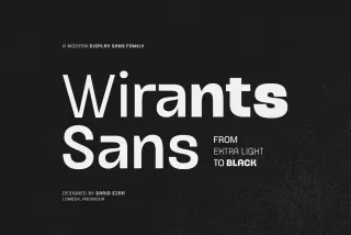 Wirants - Display Sans Family