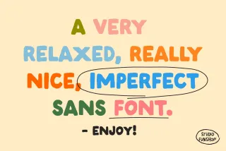 Imperfect! - A Handwritten Sans Serif