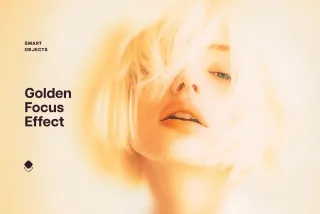 Golden Soft Focus Photo Effect
