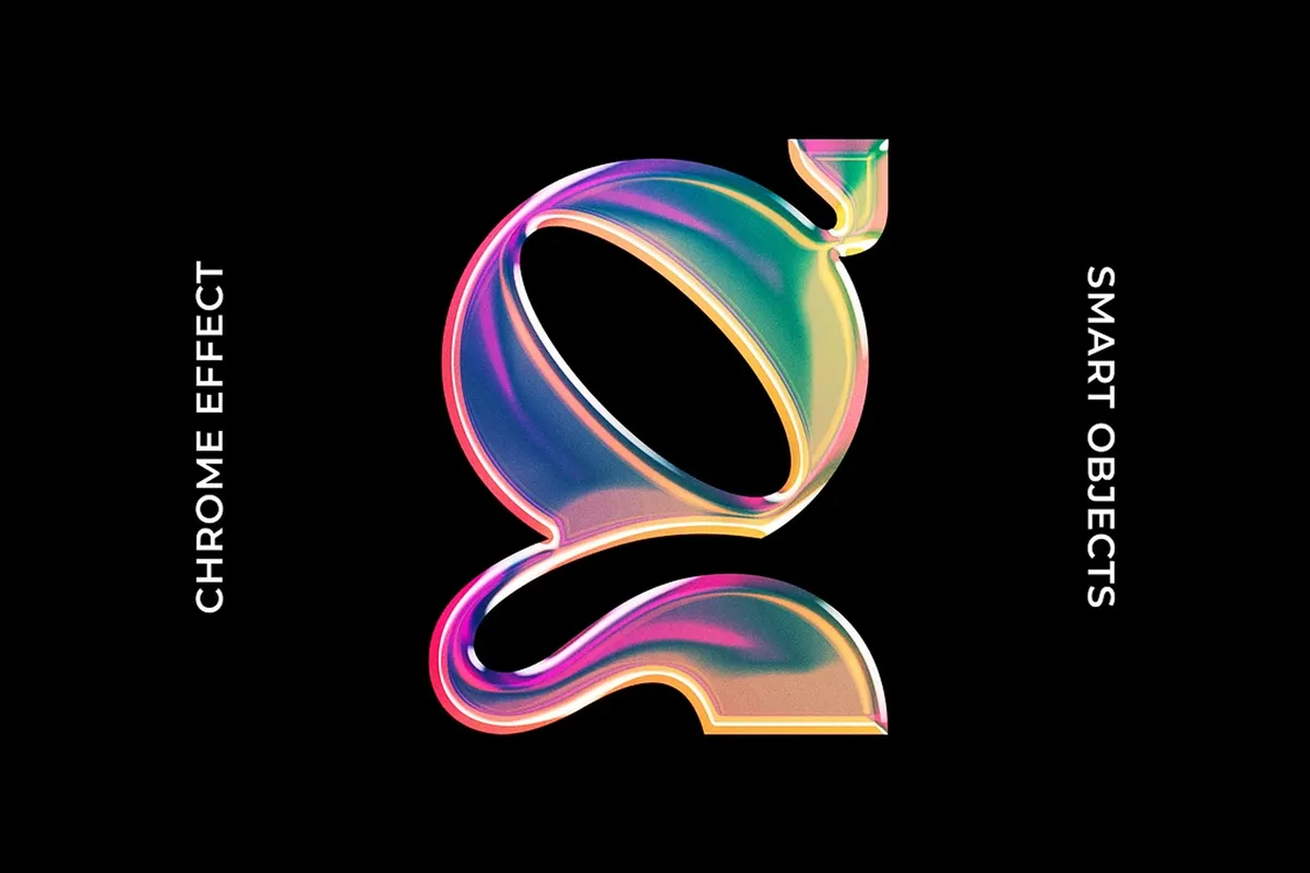 Chrome Text & Logo Effect