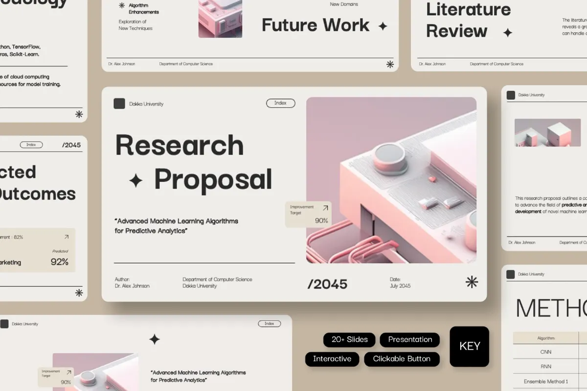 Dakka - Research Proposal Keynote Template